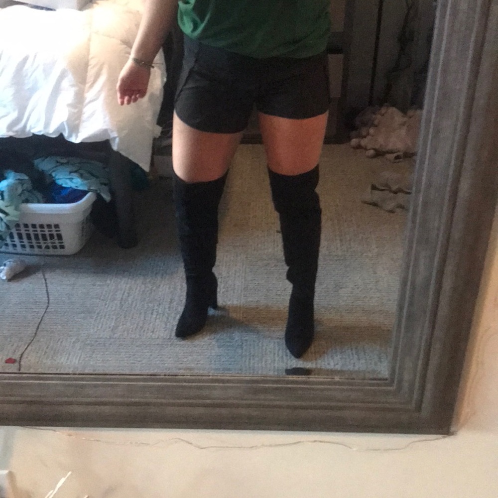 Super sexy thigh high black boots